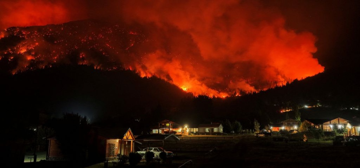 Bosbranden in Patagonië verwoesten duizenden hectares