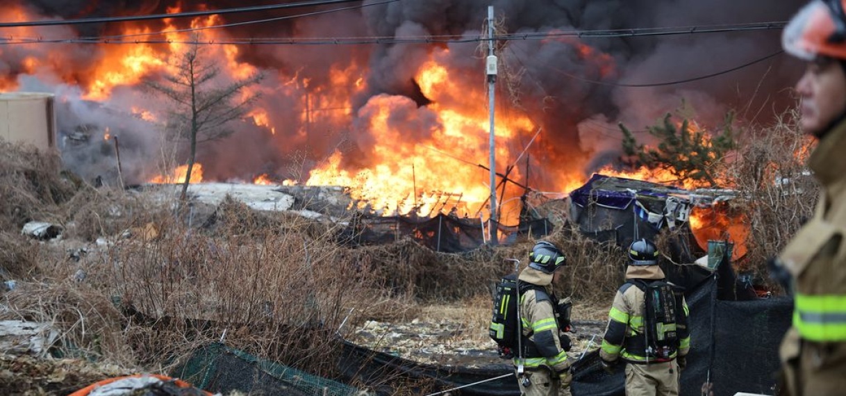 Tientallen ontheemd na brand in sloppenwijk Seoul