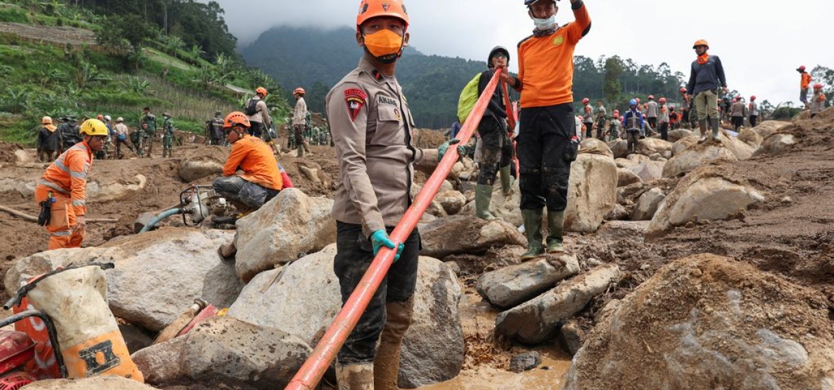 23 mariniers omgekomen bij aardverschuiving op West-Java