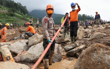 23 mariniers omgekomen bij aardverschuiving op West-Java
