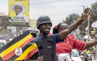Ugandese oppositieleider na verkiezingen afgevoerd naar onbekende locatie