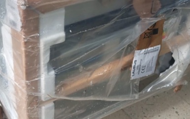 Man aangehouden met nieuwe oven op fiets