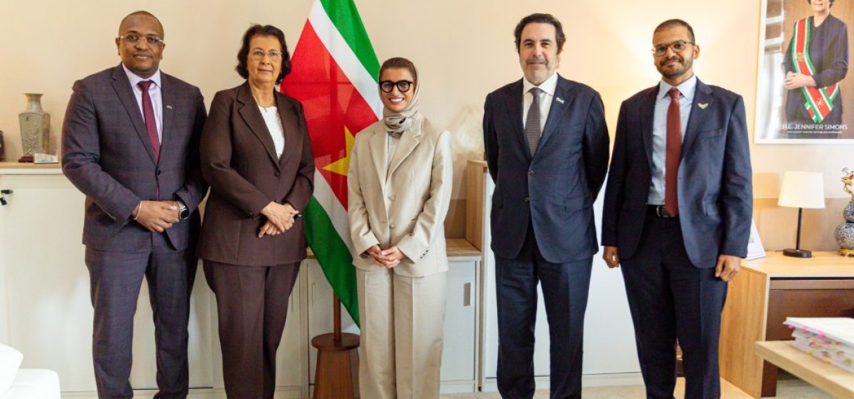 Staatsminister VAE bezoekt Suriname voor versterking bilaterale samenwerking