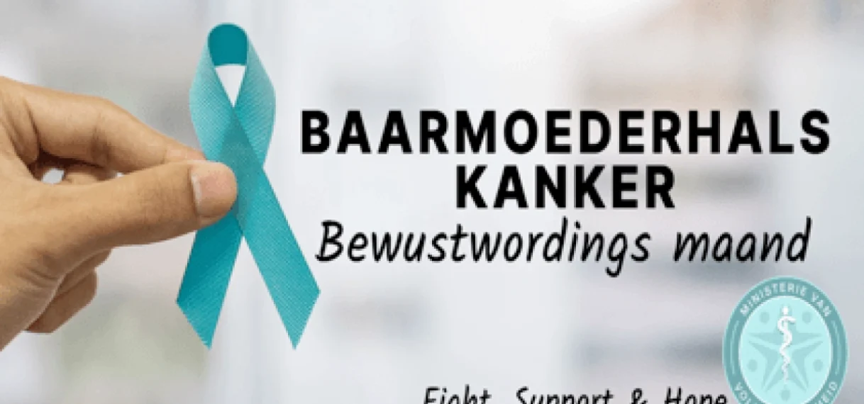 VWA vestigt aandacht op Baarmoederhalskanker Bewustwordingsmaand