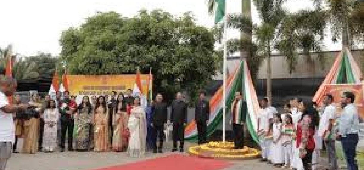 Indiaase Ambassade viert 77ste Republieksdag van India in Paramaribo