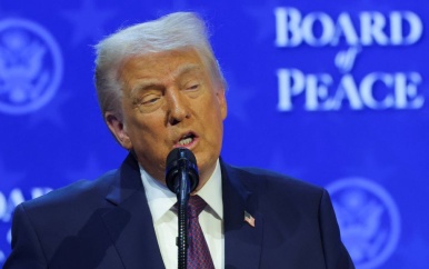 Trump: lidstaten vredesraad betalen ruim 5 miljard dollar voor wederopbouw