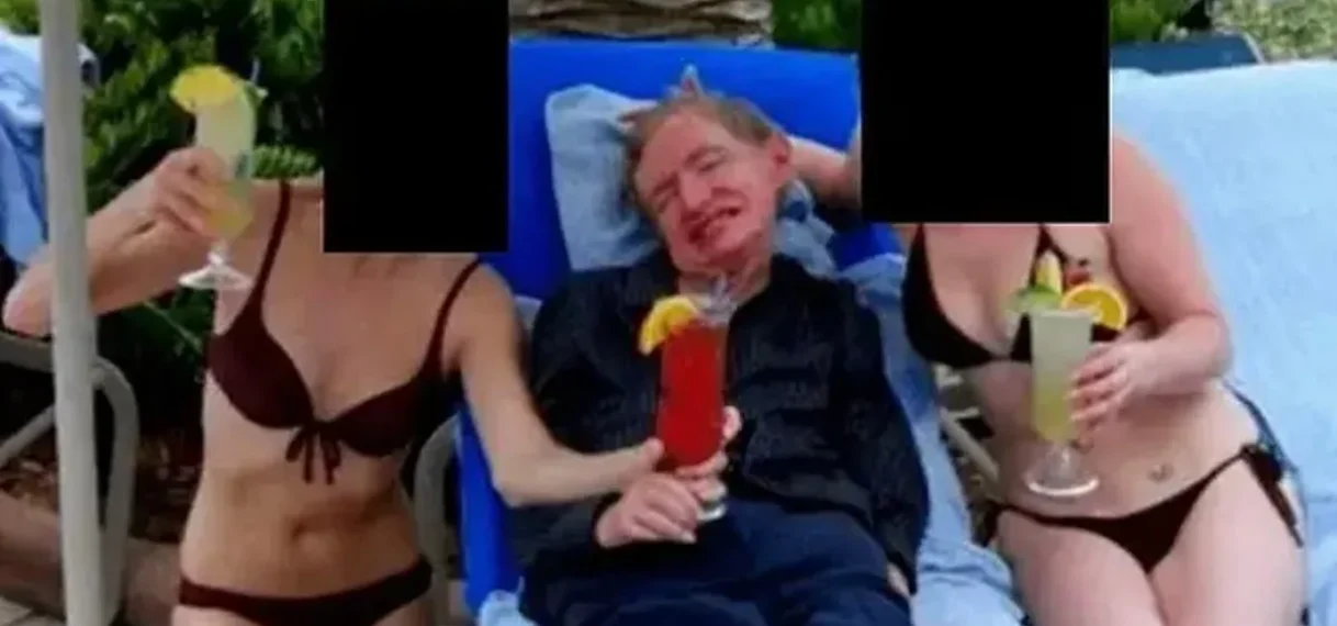 Epstein-documenten veroorzaken nieuwe ophef door foto van Stephen Hawking met jonge vrouwen in bikini