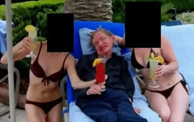 Epstein-documenten veroorzaken nieuwe ophef door foto van Stephen Hawking met jonge vrouwen in bikini