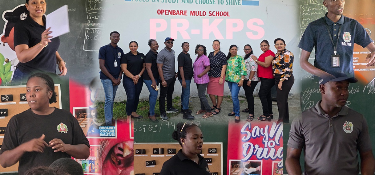 Politie houdt voorlichtingssessie te VOJ Koewarasan