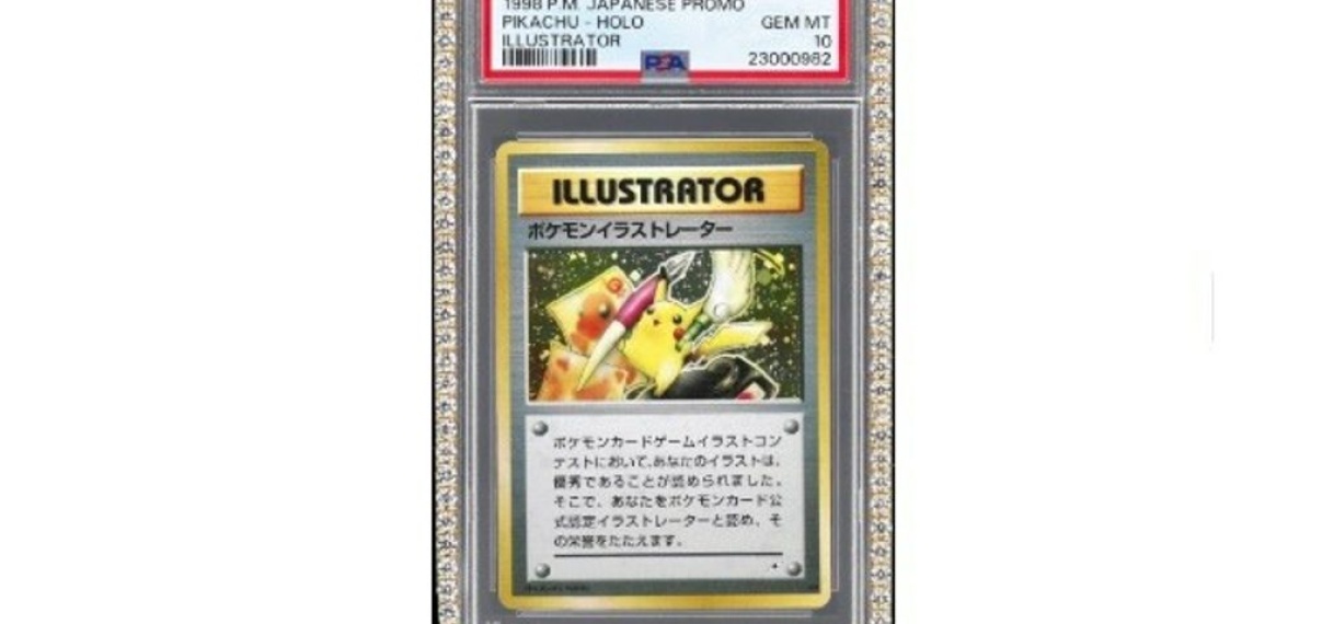 Recordbedrag betaald bij veiling voor unieke Pokémonkaart