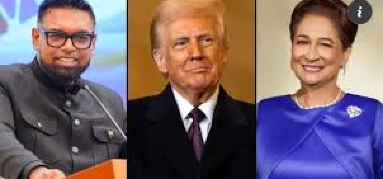 President Irfaan Ali en premier Persad-Bissessar ontmoeten Trump in Miami