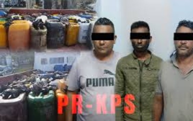 Illegale brandstof onderschept bij South Drain; drie verdachten aangehouden