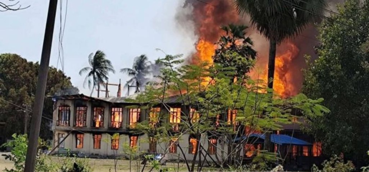 Minstens 17 doden bij luchtaanval van regeringsleger op klooster in Myanmar
