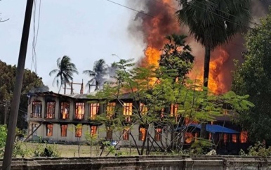 Minstens 17 doden bij luchtaanval van regeringsleger op klooster in Myanmar
