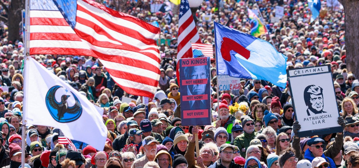 In alle Amerikaanse staten protest tegen president Trump