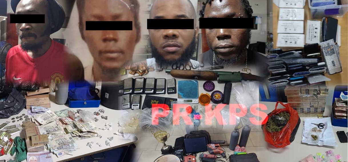 Arrestatie Team houdt vier drugverdachten aan; één hunner heengezonden