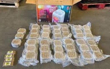 Bijna 20 kilo hasj onderschept in container met bestemming Suriname