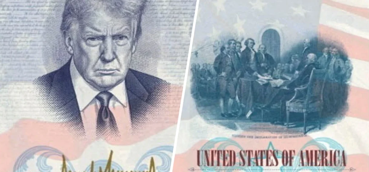 Trump op speciaal Amerikaans paspoort voor jubileum