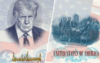 Trump op speciaal Amerikaans paspoort voor jubileum