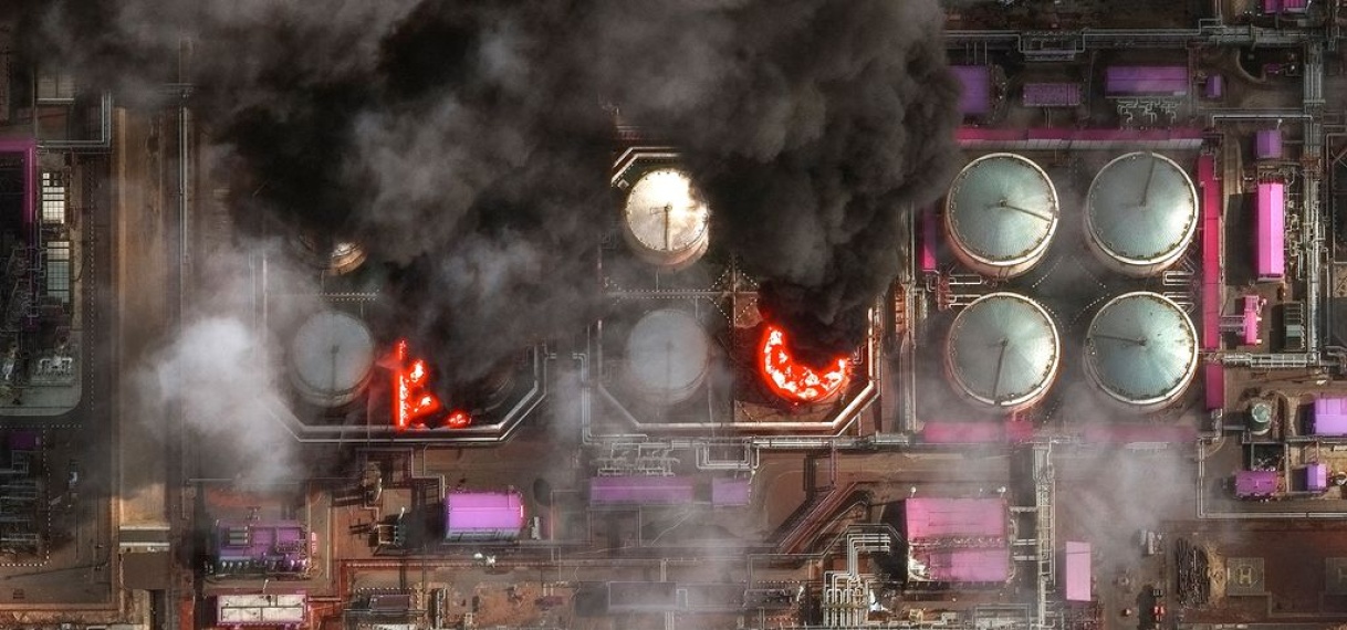 Oekraïense drones treffen opnieuw Russische oliehaven