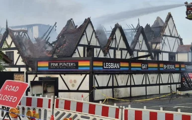 Verdachte opgepakt voor brandstichting lhbti-club in Engeland
