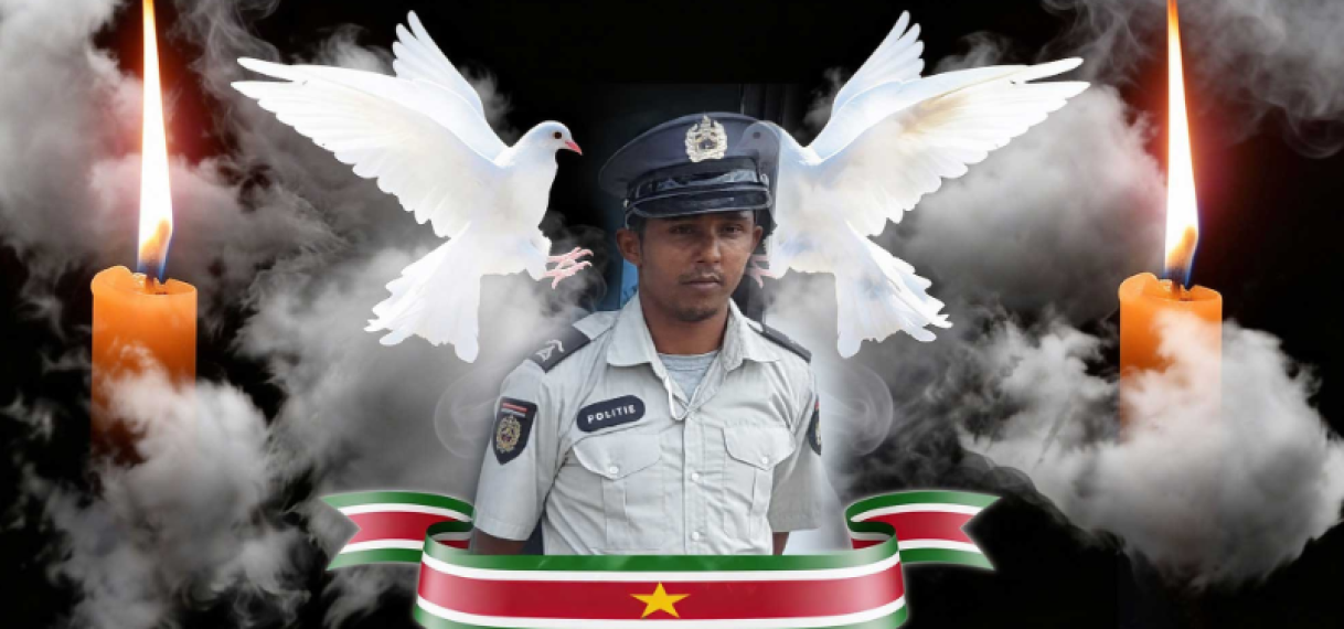 Crematie aspirant-agent Nurmohamed met korpseer