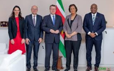 Duitsland en Suriname willen samenwerking verder versterken.