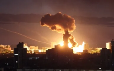 Grootschalige Russische aanval op Kyiv en omgeving: ‘Een vreselijke nacht’