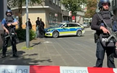Gijzeling in Duitse bank: meerdere mensen vastgehouden