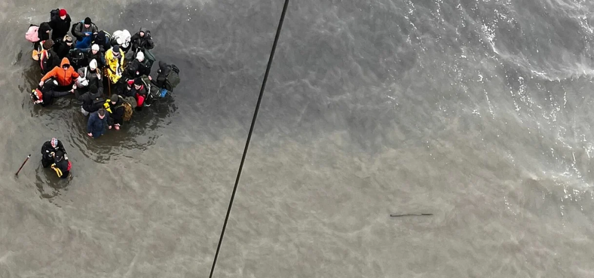 Geredde wadlopers bij Ameland: ‘Voeten waren ijsklontjes’