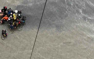 Geredde wadlopers bij Ameland: ‘Voeten waren ijsklontjes’