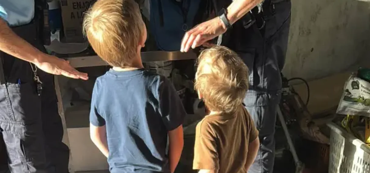 Franse kinderen alleen achtergelaten langs weg in Portugal