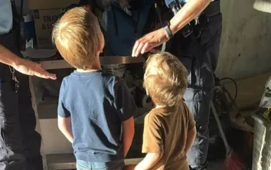 Franse kinderen alleen achtergelaten langs weg in Portugal