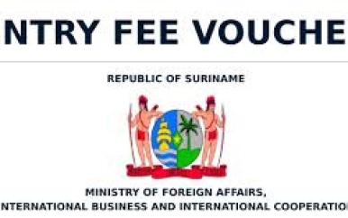 Entry fee voor Suriname verhoogd naar 50 euro per reiziger
