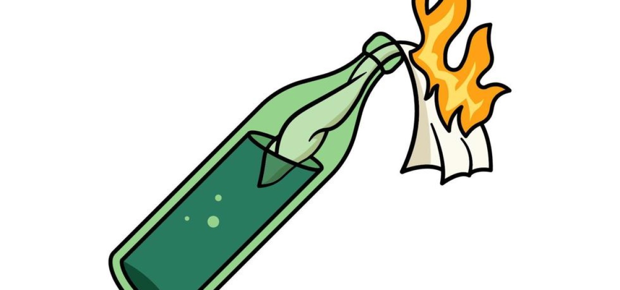 Molotovcocktail gegooid op afdeling Forensische Opsporing bij bureau Herman Gooding