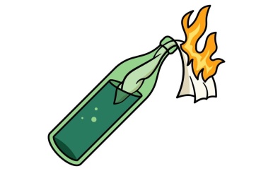 Molotovcocktail gegooid op afdeling Forensische Opsporing bij bureau Herman Gooding