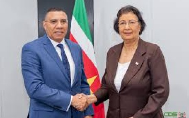 Suriname en Jamaica willen samenwerking verder uitbreiden