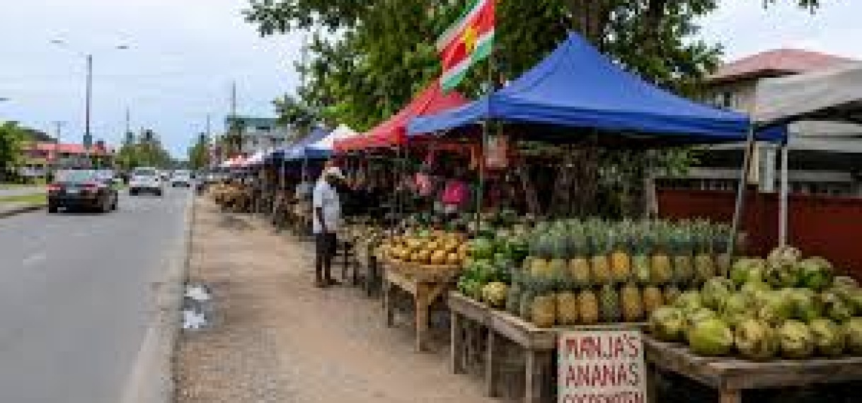 DC Bhattoe laat illegale bermstandjes in Wanica controleren