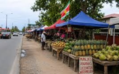 DC Bhattoe laat illegale bermstandjes in Wanica controleren