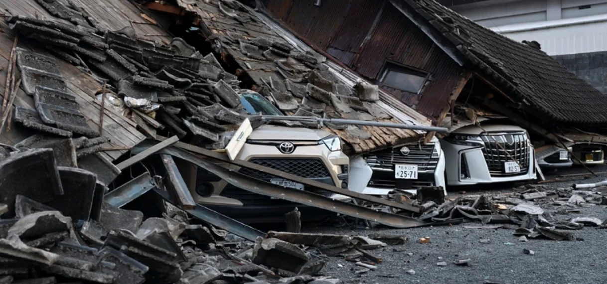 UPDATE: Dodental na aardbevingen in Japan loopt op; reddingswerk nog in volle gang