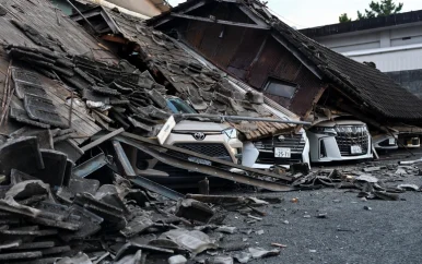 UPDATE: Dodental na aardbevingen in Japan loopt op; reddingswerk nog in volle gang