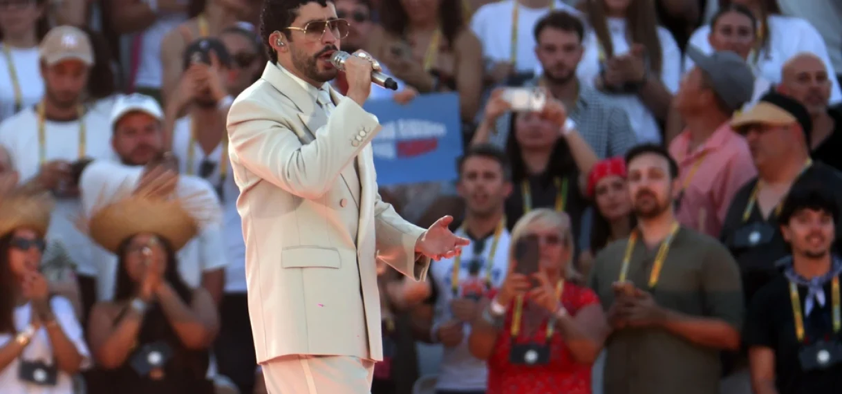 Concert Bad Bunny in Milaan afgelast door zware hagelbui