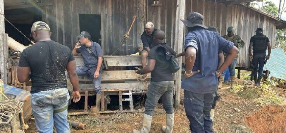 OGS beëindigt illegale goudwinning in Sarakreek