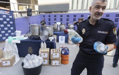 Groot crystal meth-lab opgerold in Spanje