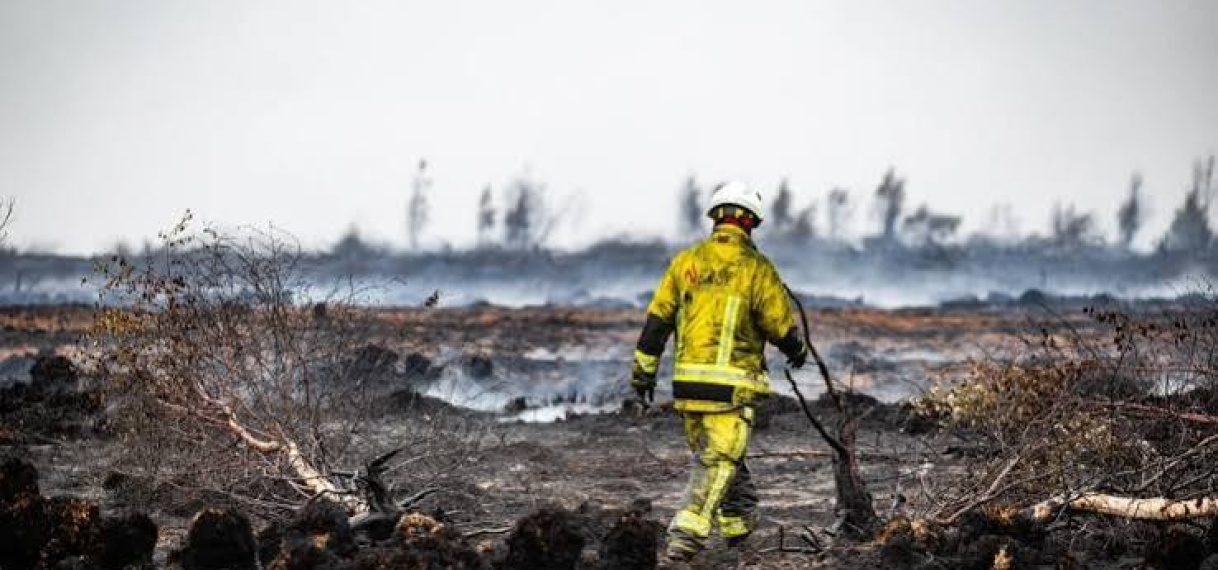 Natuurbrand België na vijf dagen ingedamd, maar nog niet onder controle