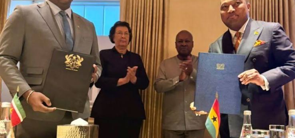 Suriname en Ghana breiden samenwerking verder uit