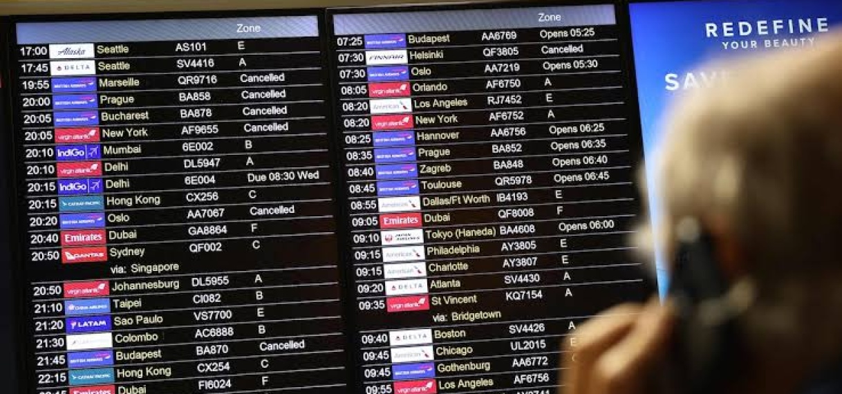 Storing Britse luchtverkeersleiding zorgt voor geschrapte vluchten