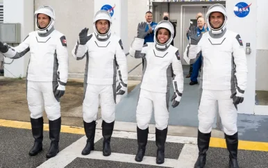 Nieuwe lichting astronauten in recordtijd naar ISS
