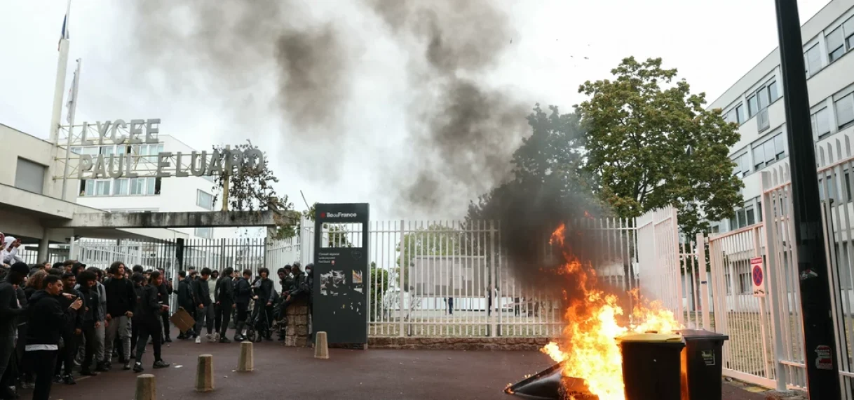 UPDATE: Franse scholierenprotesten houden aan; meer dan 100 gewonden
