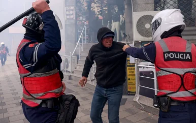 Opnieuw protest in Albanië